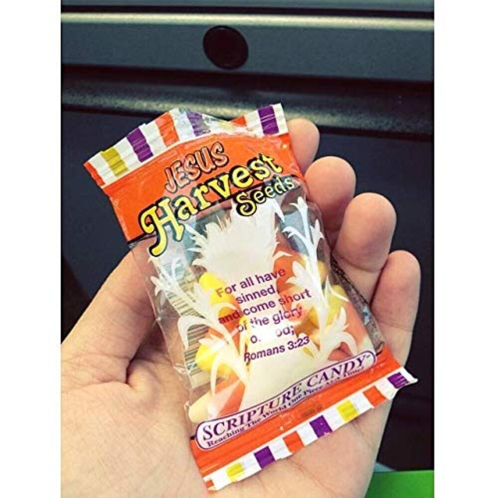 Jesus Harvest Orange, Yellow & White Candy Corn Promise Seeds, 15 Count - Picture 3 of 4